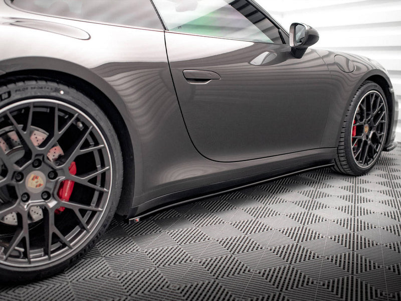 Maxton Design - SIDE SKIRTS DIFFUSERS PORSCHE 911 CARRERA 4S 992 (2019-)