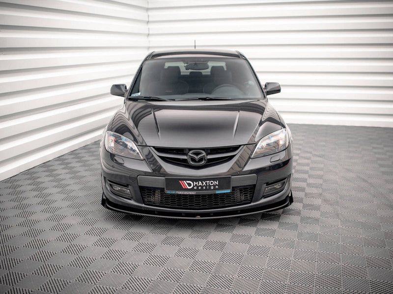 Maxton Design - STREET PRO FRONT SPLITTER V.1 (+FLAPS) MAZDA 3 MPS MK1 (2006-2008)