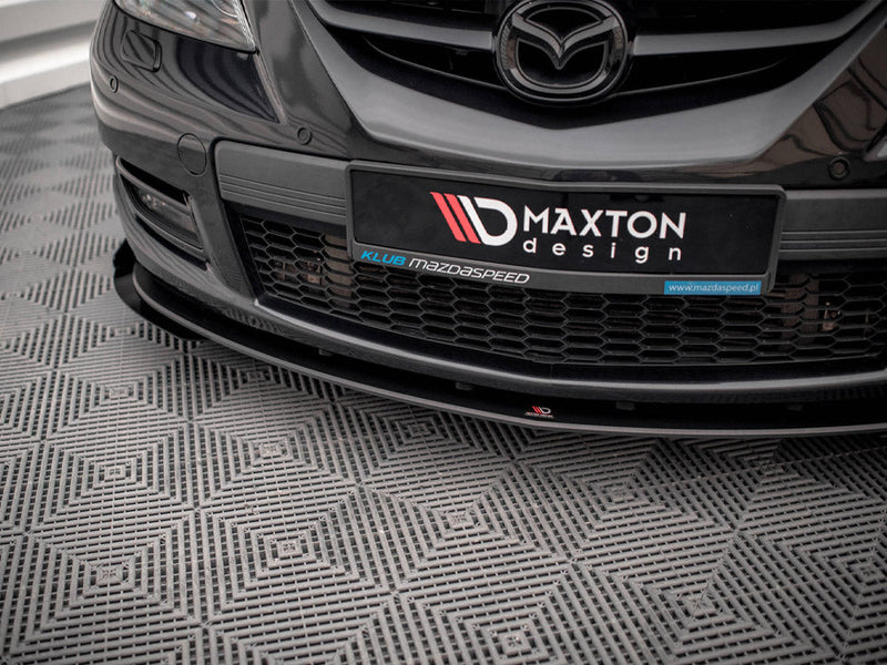 Maxton Design - STREET PRO FRONT SPLITTER V.1 (+FLAPS) MAZDA 3 MPS MK1 (2006-2008)