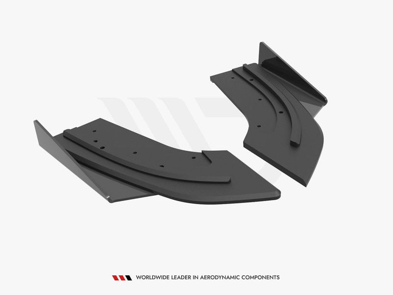 Maxton Design - STREET PRO REAR SIDE SPLITTERS (+FLAPS) MAZDA 3 MPS MK1 (2006-2008)
