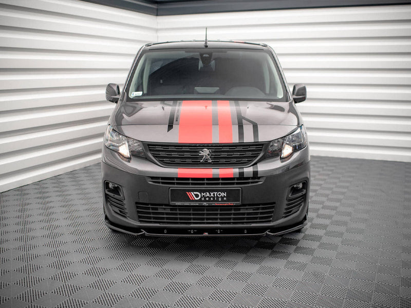 Maxton Design - FRONT SPLITTER PEUGEOT PARTNER MK3 (2018-)