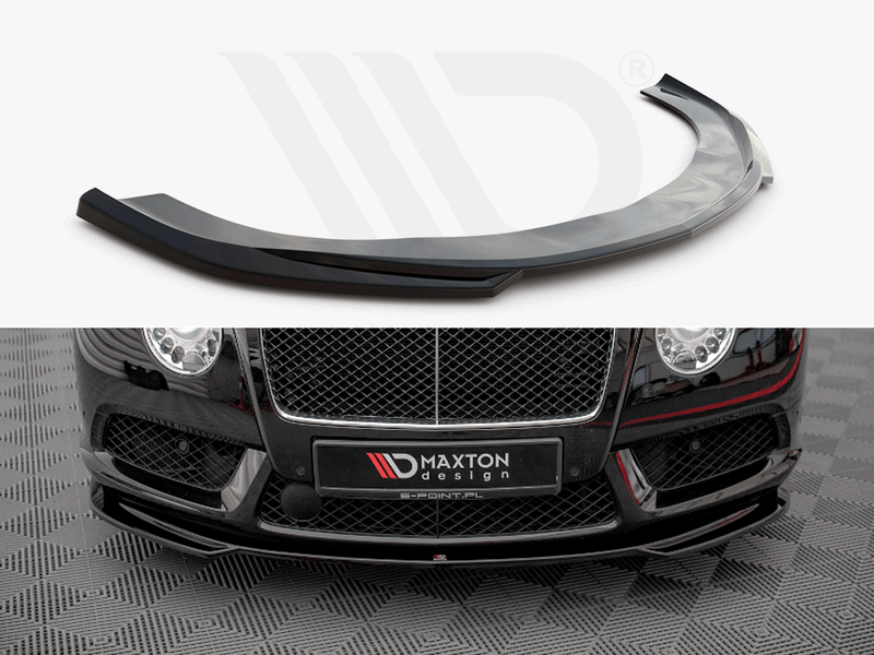 Maxton Design - FRONT SPLITTER V.2 BENTLEY CONTINENTAL GT V8 S MK2 (2014-2016)