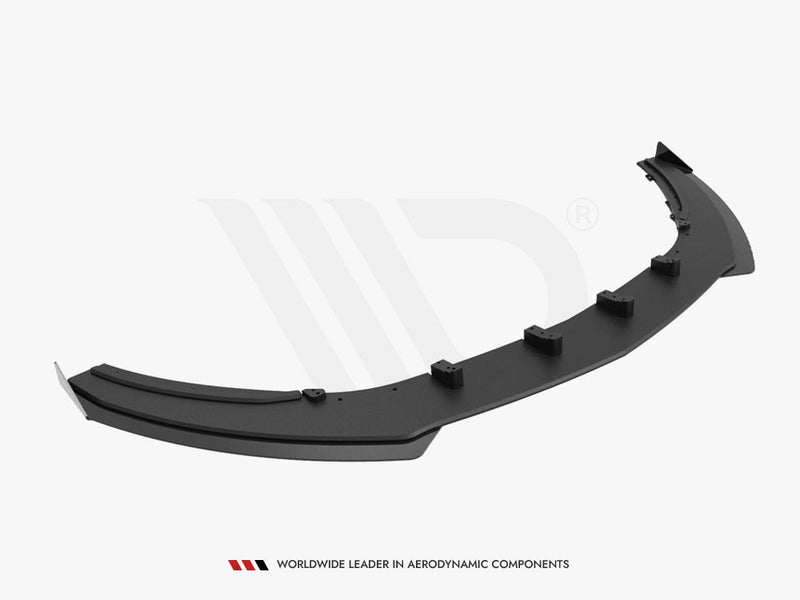 Maxton Design - STREET PRO FRONT SPLITTER V.1 (+FLAPS) OPEL ASTRA GTC OPC-LINE J (2011-2018)