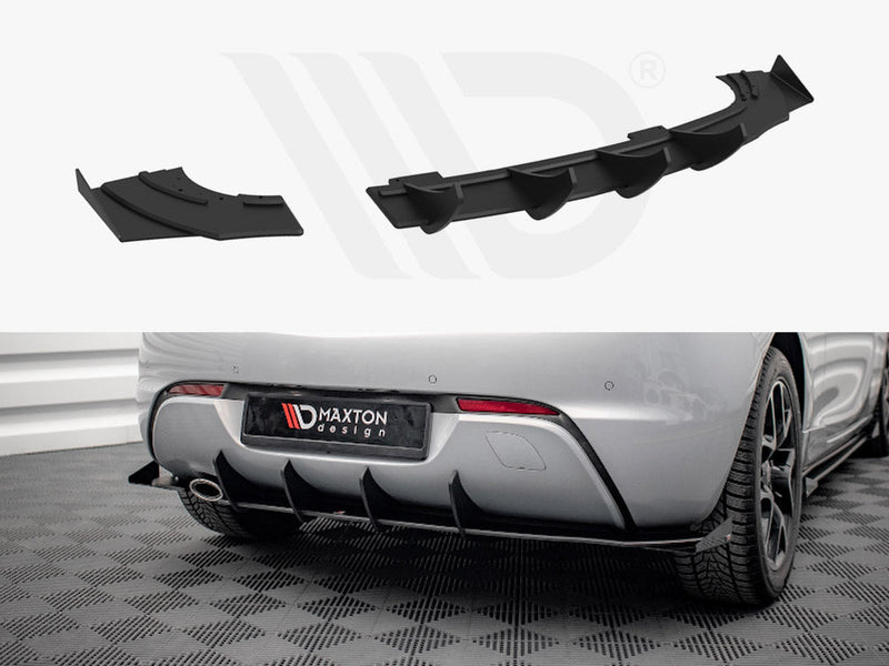 Maxton Design - STREET PRO REAR VALANCE (+FLAPS) OPEL ASTRA GTC OPC-LINE J (2011-2018)