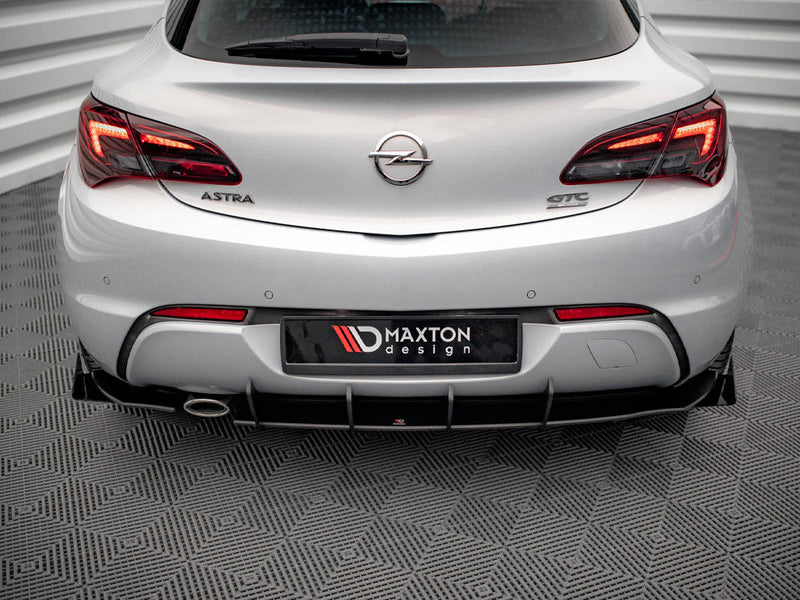 Maxton Design - STREET PRO REAR VALANCE (+FLAPS) OPEL ASTRA GTC OPC-LINE J (2011-2018)