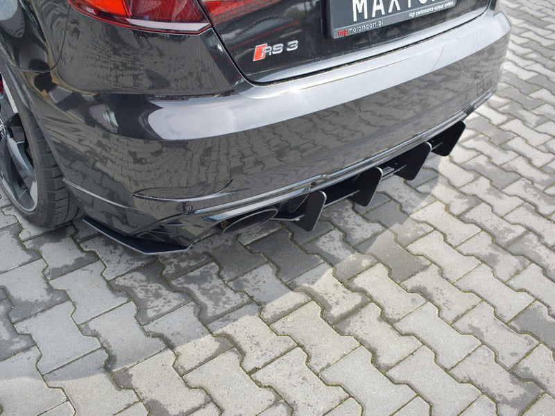 Maxton Design - REAR DIFFUSER V.1 AUDI RS3 8V FACELIFT SPORTBACK (2017-20)