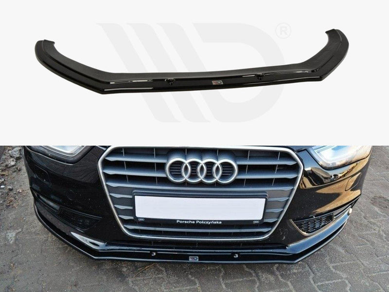 Maxton Design - FRONT SPLITTER V.1 AUDI A4 B8 (FACELIFT)