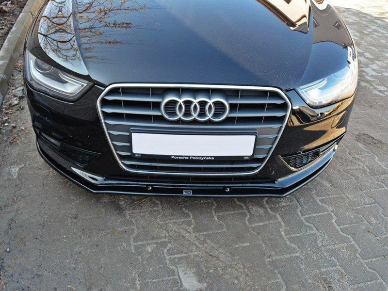 Maxton Design - FRONT SPLITTER V.1 AUDI A4 B8 (FACELIFT)