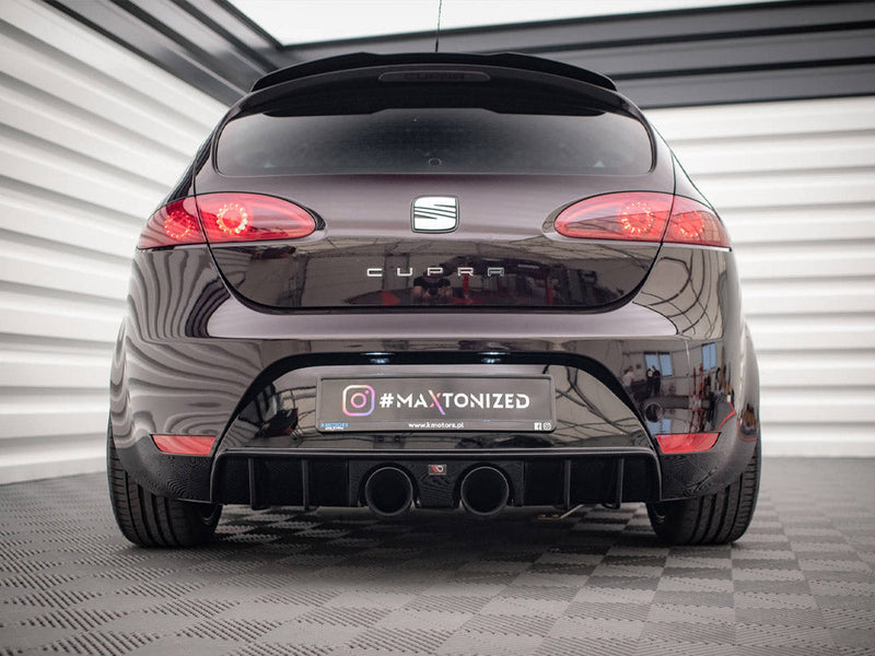 Maxton Design - REAR VALANCE SEAT LEON 2 CUPRA/ FR FACELIFT (2009-2012)