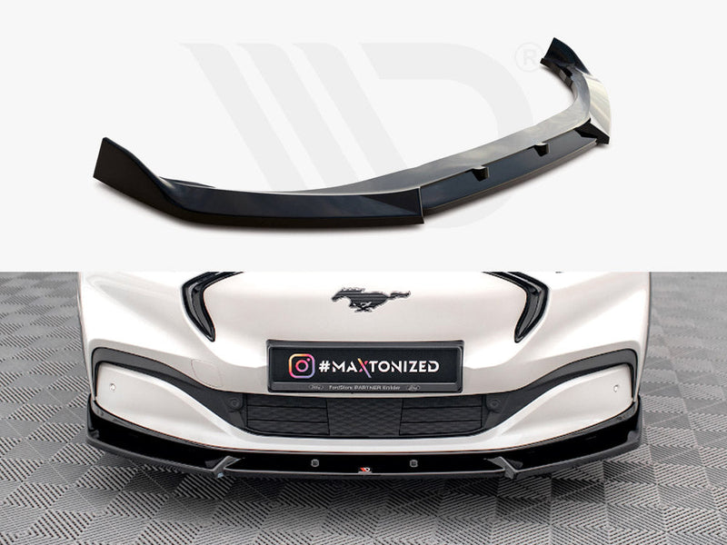 Maxton Design - FRONT SPLITTER V.1 FORD MUSTANG MACH-E MK1