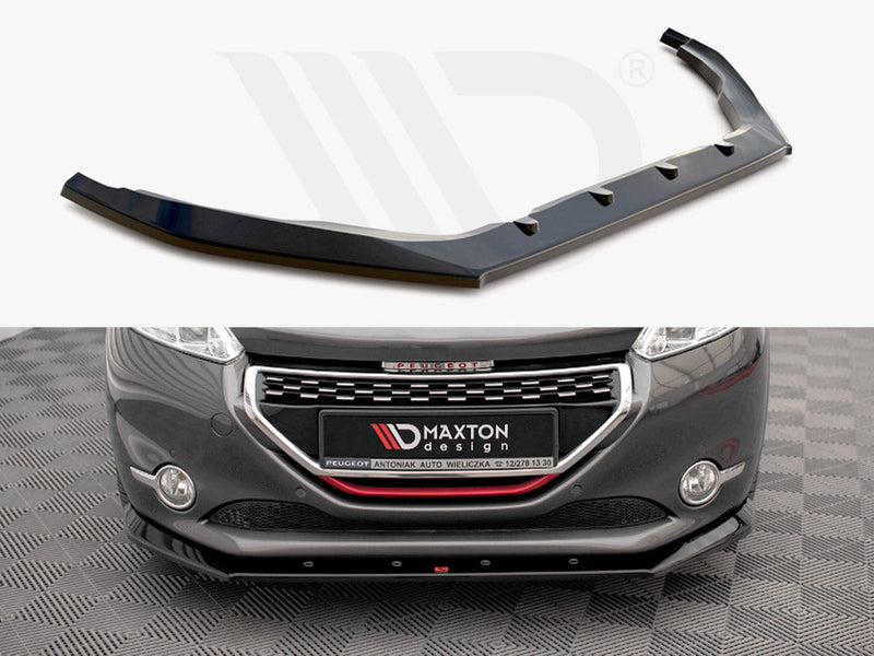 Maxton Design - FRONT SPLITTER V.1 PEUGEOT 208 GTI MK1