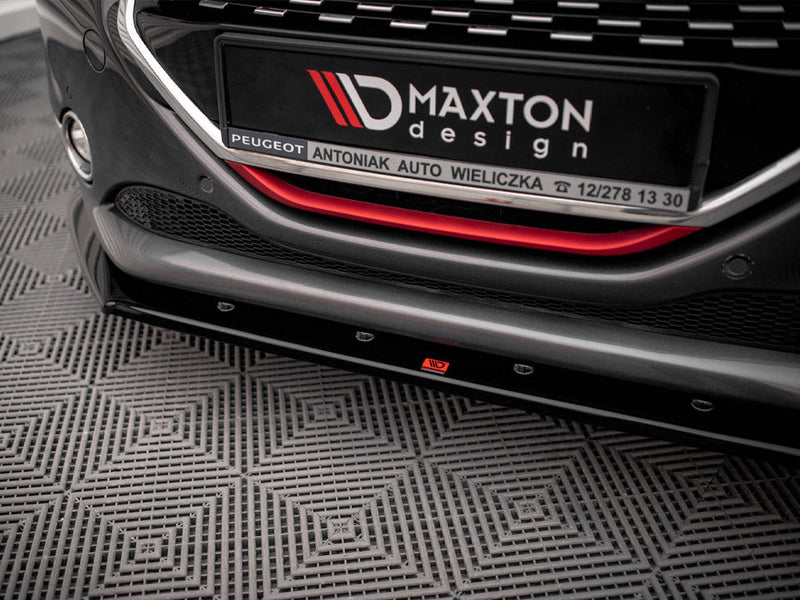 Maxton Design - FRONT SPLITTER V.1 PEUGEOT 208 GTI MK1