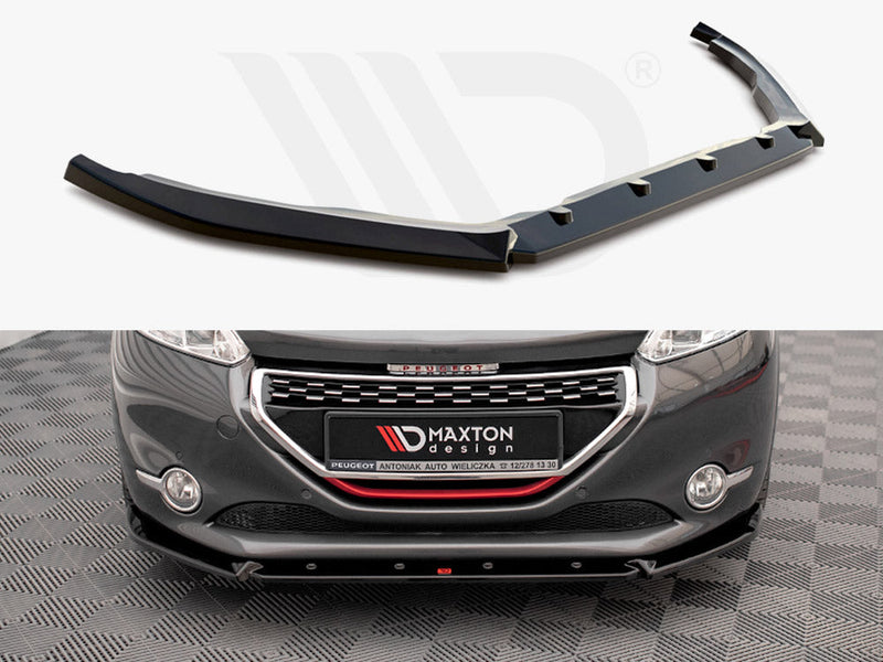 Maxton Design - FRONT SPLITTER V.2 PEUGEOT 208 GTI MK1