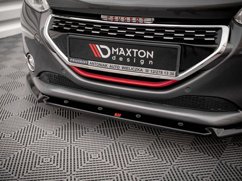 Maxton Design - FRONT SPLITTER V.2 PEUGEOT 208 GTI MK1
