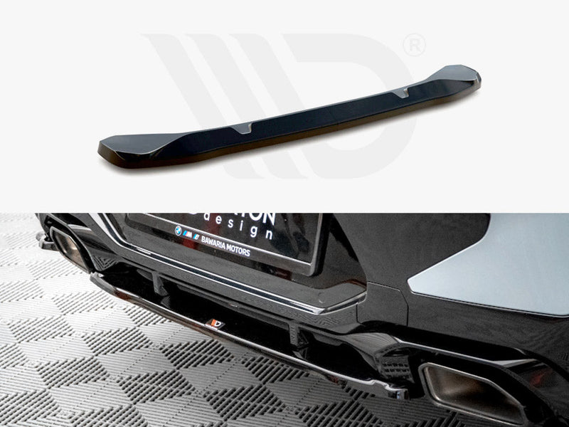 Maxton Design - CENTRAL REAR SPLITTER BMW X4 M-PACK G02 FACELIFT