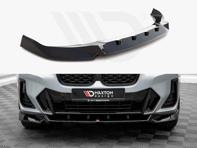 Maxton Design - FRONT SPLITTER V.2 BMW X4 M-PACK G02 FACELIFT