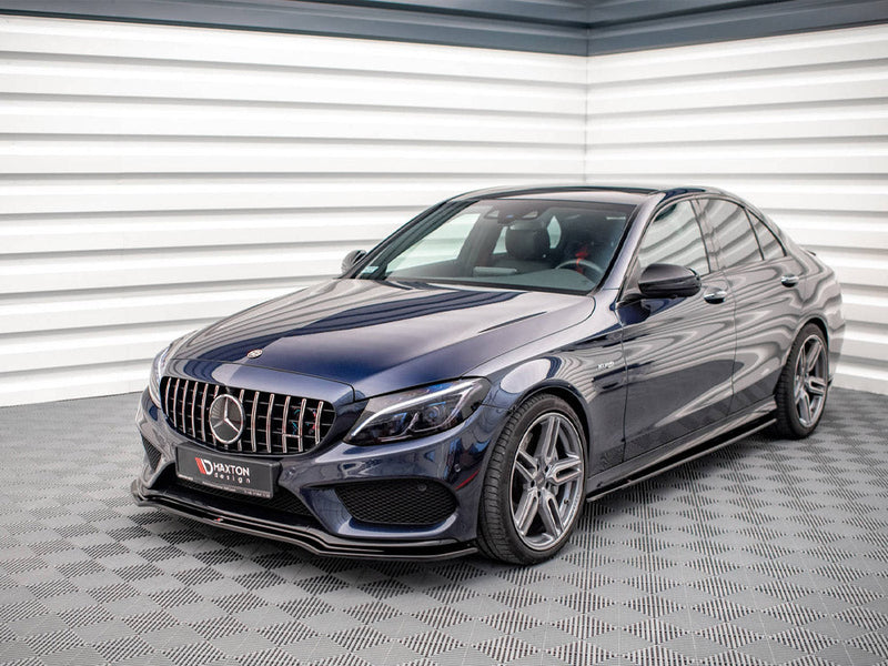 Maxton Design - FRONT SPLITTER V.1 MERCEDES- BENZ C43 AMG W205 SALOON