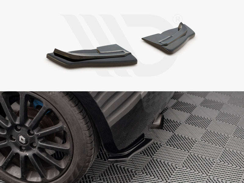 Maxton Design - REAR SIDE SPLITTERS RENAULT CLIO MK3 RS (2006-2009)