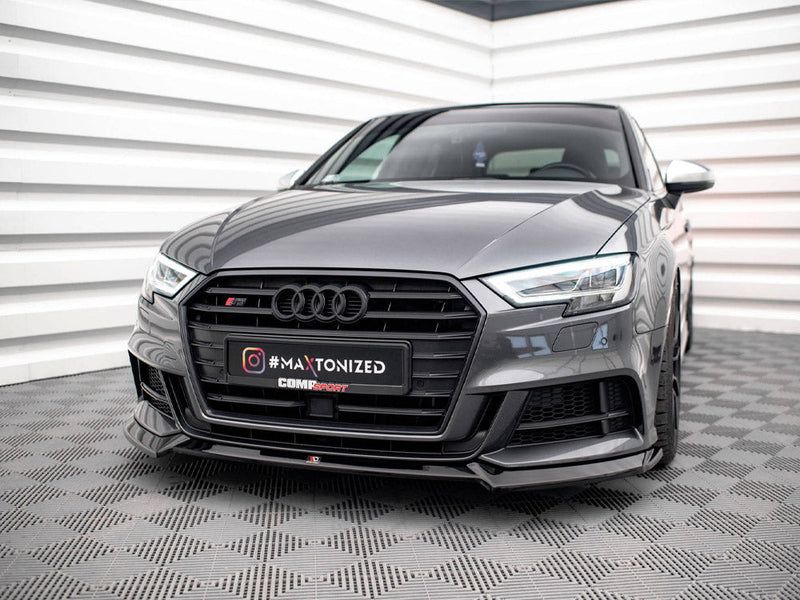 Maxton Design - FRONT SPLITTER V.3 AUDI S3 SPORTBACK 8V FACELIFT