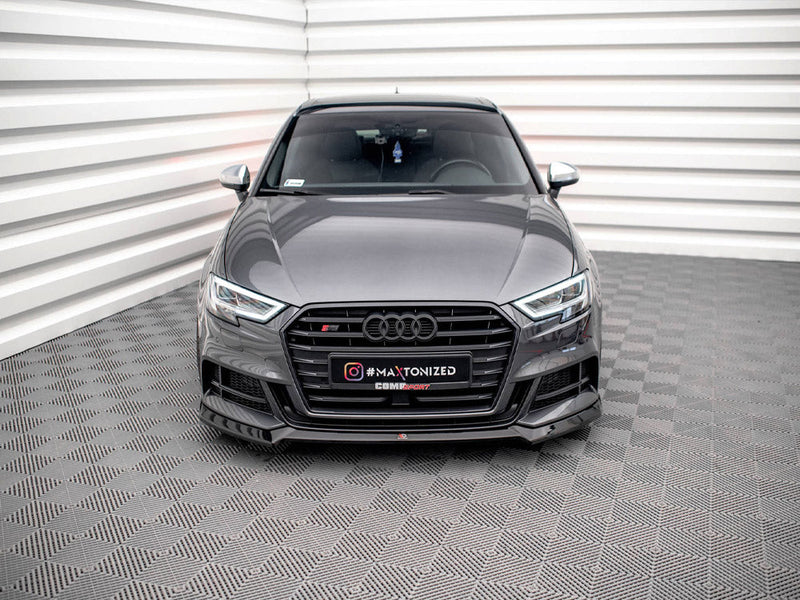 Maxton Design - FRONT SPLITTER V.3 AUDI S3 SPORTBACK 8V FACELIFT