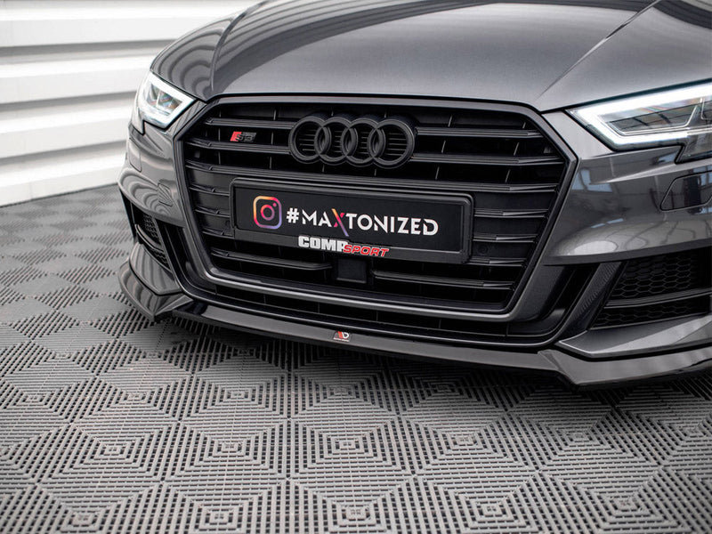 Maxton Design - FRONT SPLITTER V.3 AUDI S3 SPORTBACK 8V FACELIFT