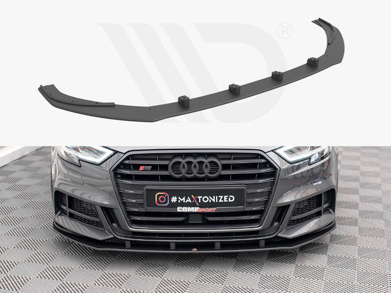 Maxton Design - STREET PRO FRONT SPLITTER AUDI S3 SPORTBACK 8V FACELIFT
