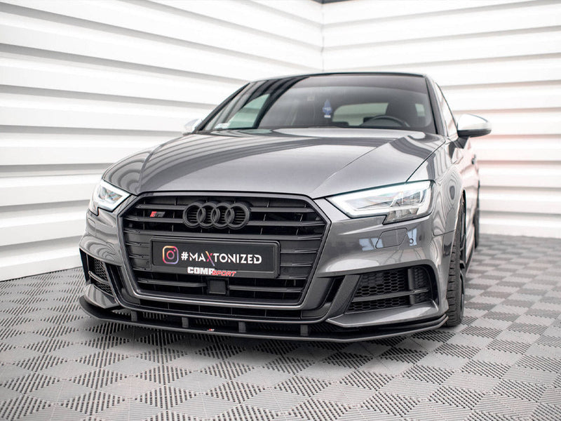Maxton Design - STREET PRO FRONT SPLITTER AUDI S3 SPORTBACK 8V FACELIFT