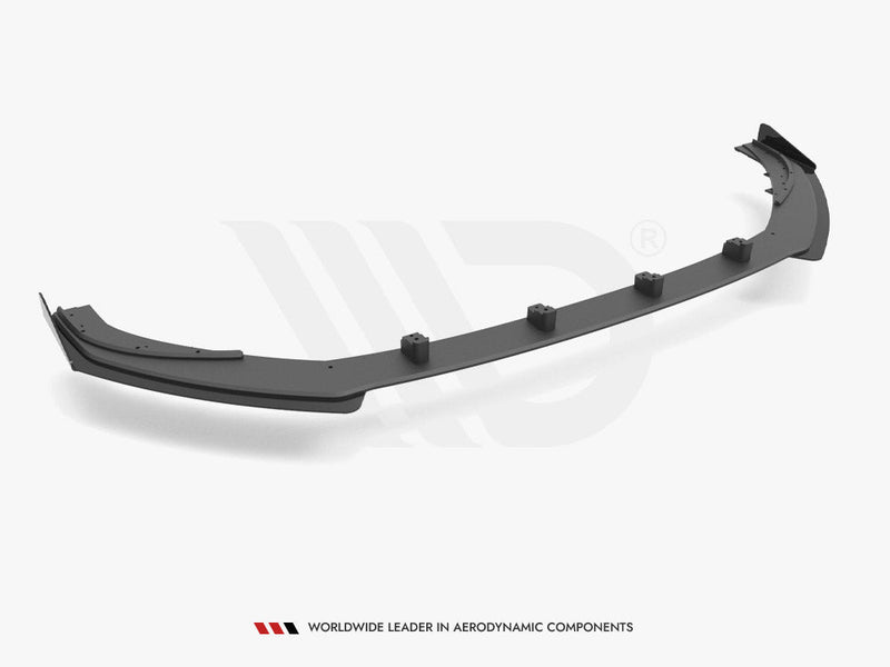 Maxton Design - STREET PRO FRONT SPLITTER V.1 (+FLAPS) AUDI S3 SPORTBACK 8V FACELIFT