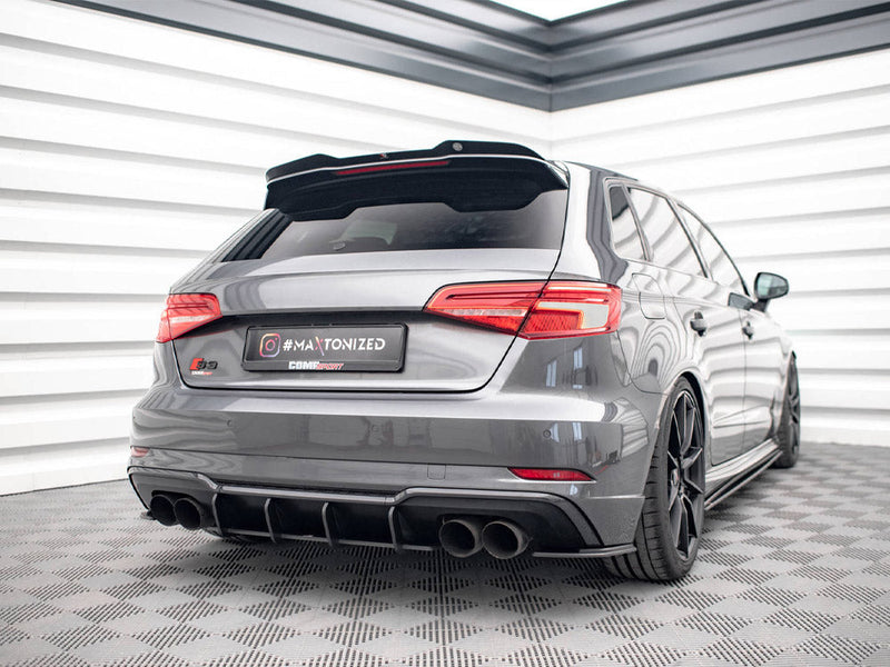 Maxton Design - STREET PRO REAR DIFFUSER AUDI S3 SPORTBACK 8V FACELIFT