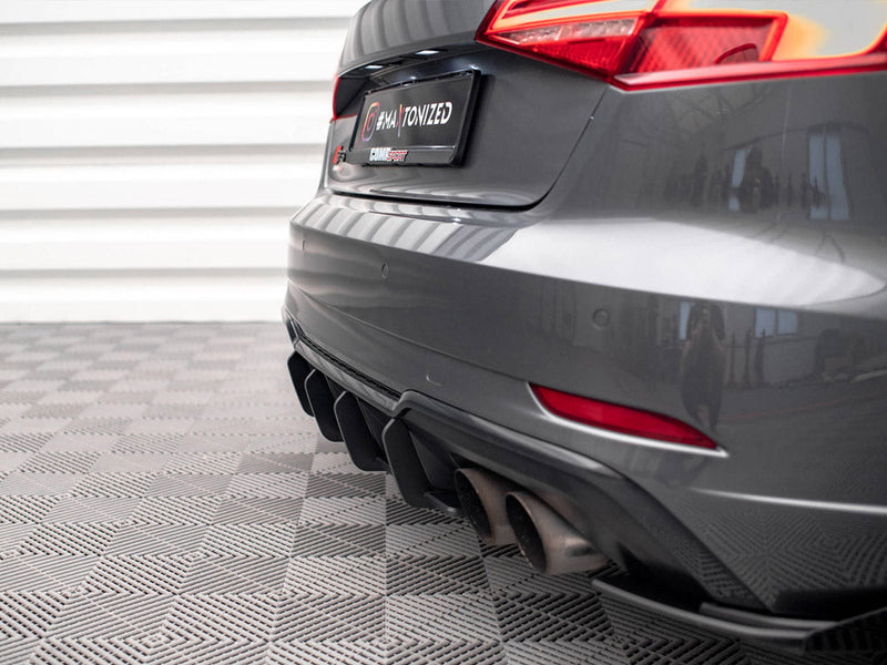Maxton Design - STREET PRO REAR DIFFUSER AUDI S3 SPORTBACK 8V FACELIFT