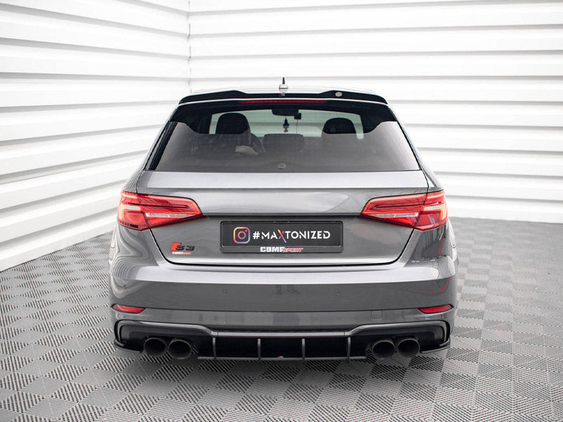 Maxton Design - STREET PRO REAR SIDE SPLITTERS AUDI S3 SPORTBACK 8V FACELIFT
