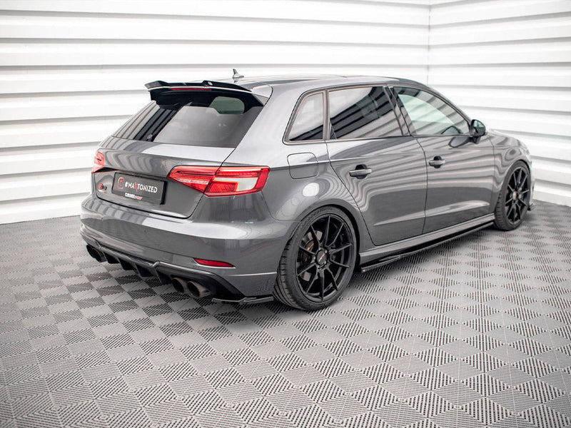 Maxton Design - REAR SIDE SPLITTERS AUDI S3 SPORTBACK 8V FACELIFT