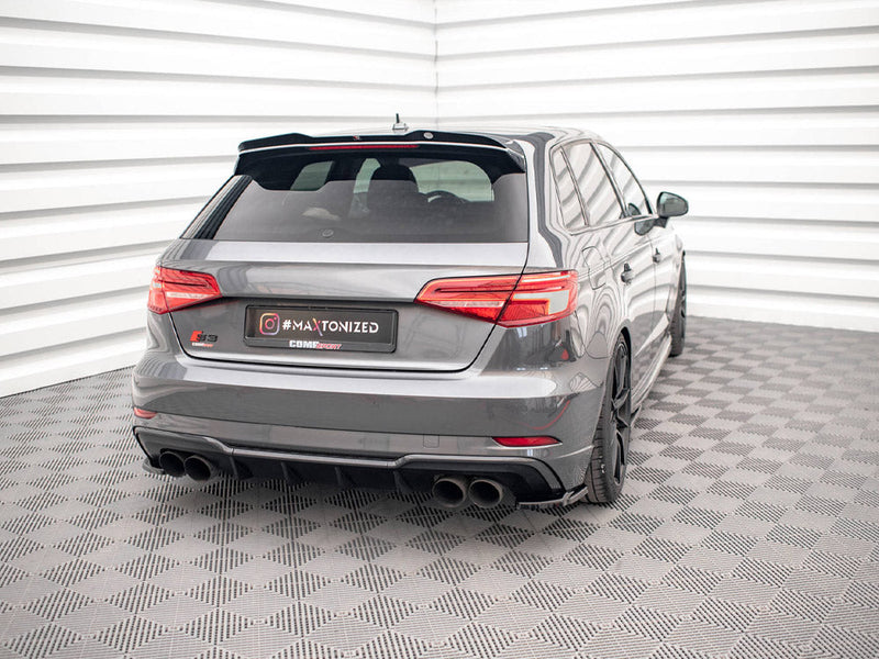 Maxton Design - REAR SIDE SPLITTERS AUDI S3 SPORTBACK 8V FACELIFT