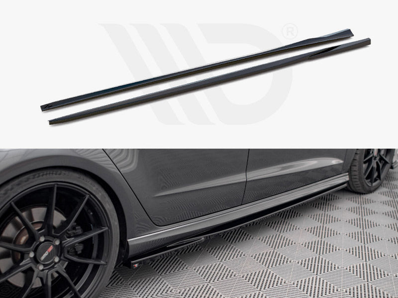 Maxton Design - Side Skirt Diffusers V.2 Audi S3 / A3 S-Line Sportback 8V / 8V Facelift