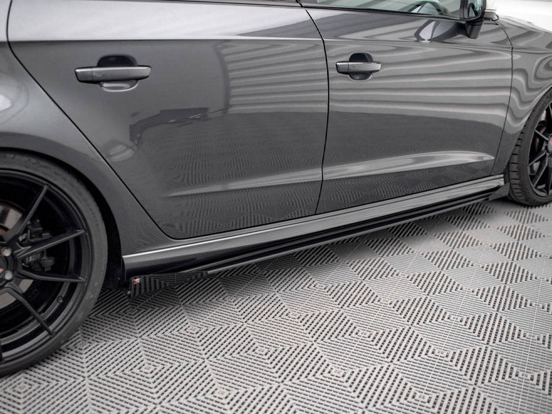 Maxton Design - SIDE FLAPS AUDI S3 SPORTBACK 8V FACELIFT