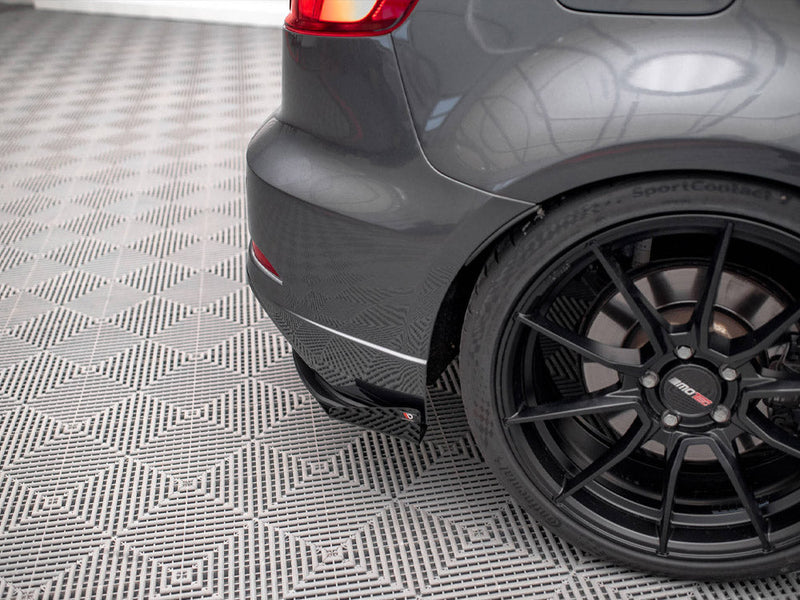 Maxton Design - REAR SIDE FLAPS AUDI S3 SPORTBACK 8V FACELIFT