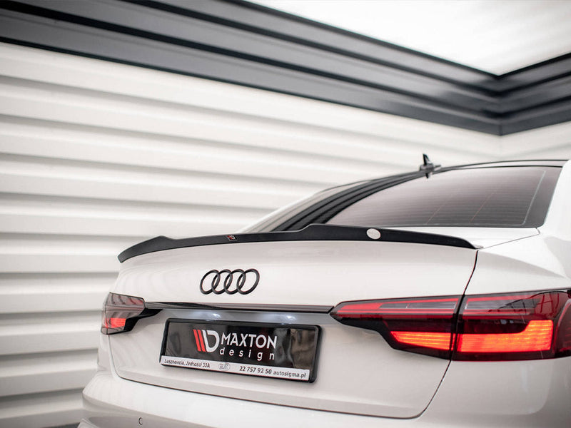 Maxton Design - Spoiler Cap V.1 Audi S4 / A4 Standard / S-Line / Competition Sedan B9 / B9 Facelift