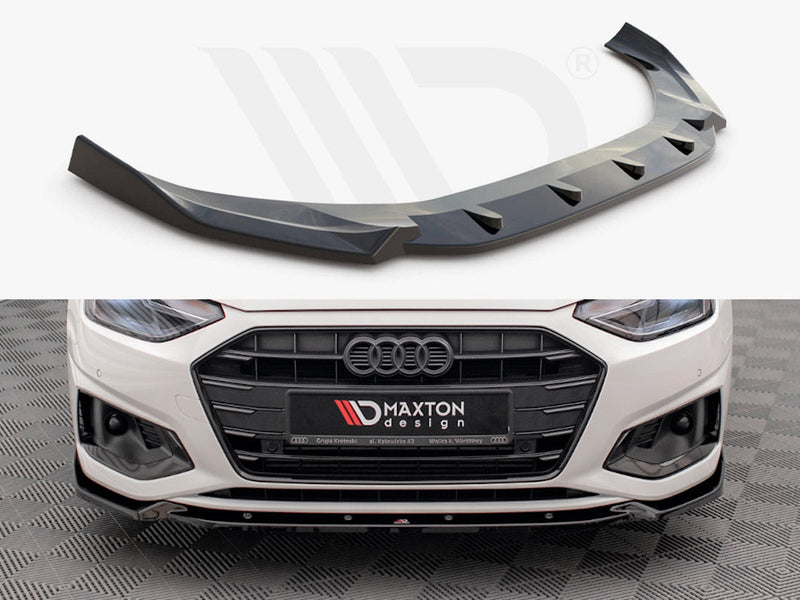 Maxton Design - FRONT SPLITTER V.1 AUDI A4 B9 FACELIFT