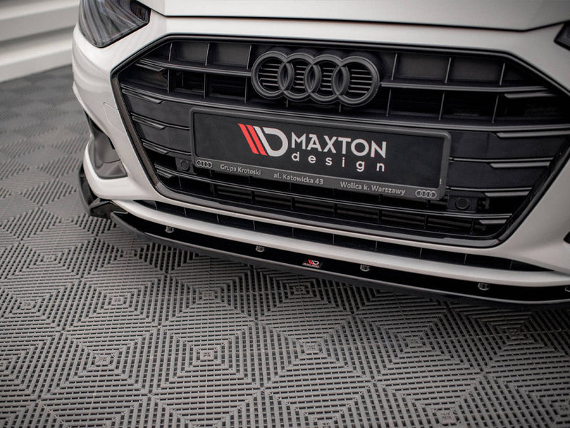 Maxton Design - FRONT SPLITTER V.1 AUDI A4 B9 FACELIFT