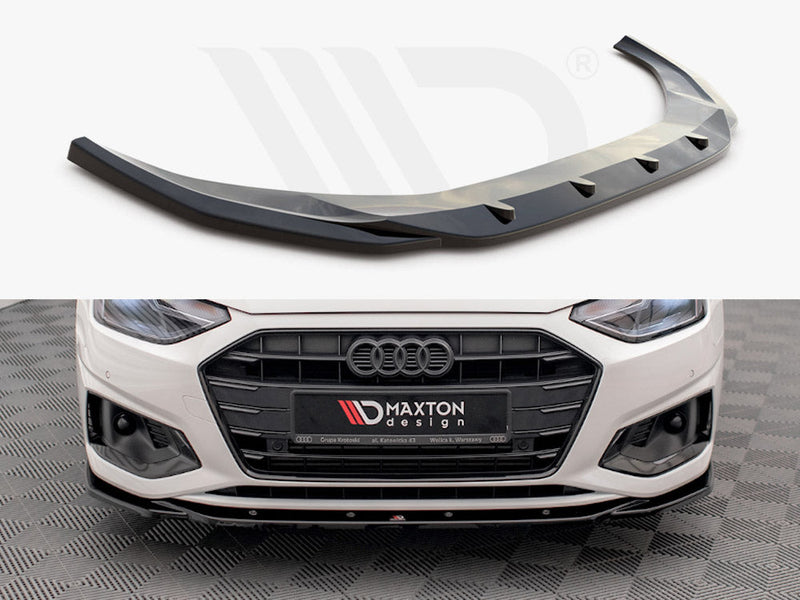 Maxton Design - FRONT SPLITTER V.2 AUDI A4 B9 FACELIFT