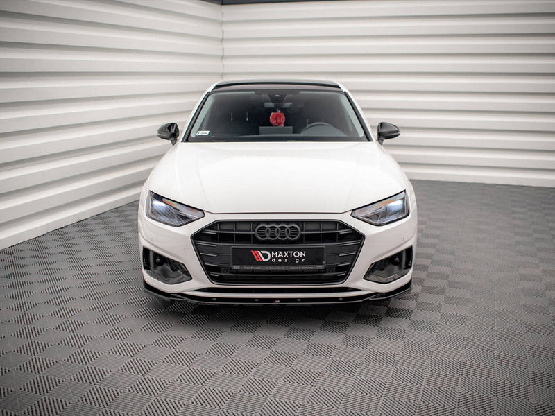 Maxton Design - FRONT SPLITTER V.2 AUDI A4 B9 FACELIFT