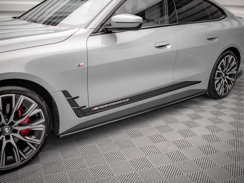 Maxton Design - SIDE SKIRTS DIFFUSERS V.1 BMW 4 GRAN COUPE M-PACK / M440I G26