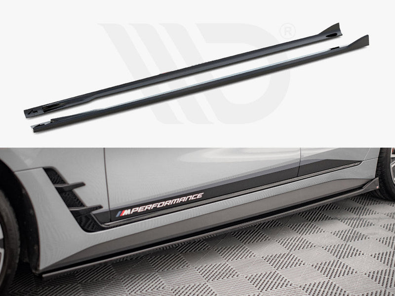 Maxton Design - SIDE SKIRTS DIFFUSERS V.2 BMW 4 GRAN COUPE M-PACK / M440I G26