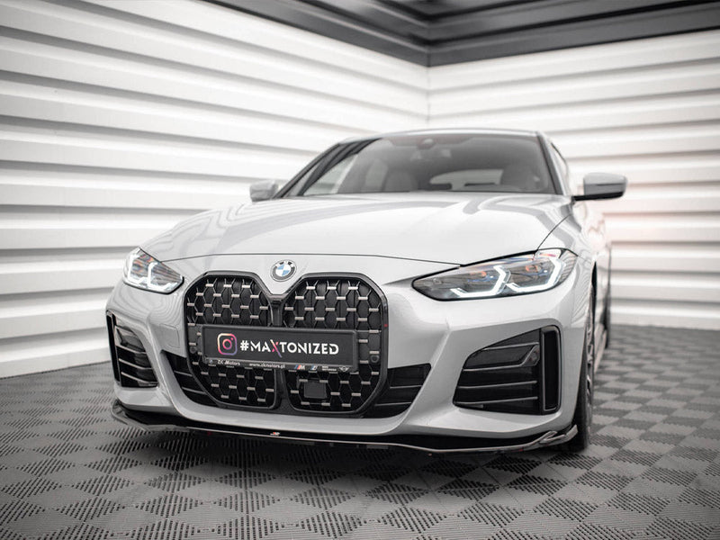 Maxton Design - FRONT SPLITTER V.1 BMW 4 / I4 GRAN COUPE M-PACK / M440I G26
