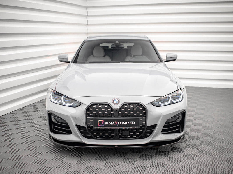 Maxton Design - FRONT SPLITTER V.1 BMW 4 / I4 GRAN COUPE M-PACK / M440I G26