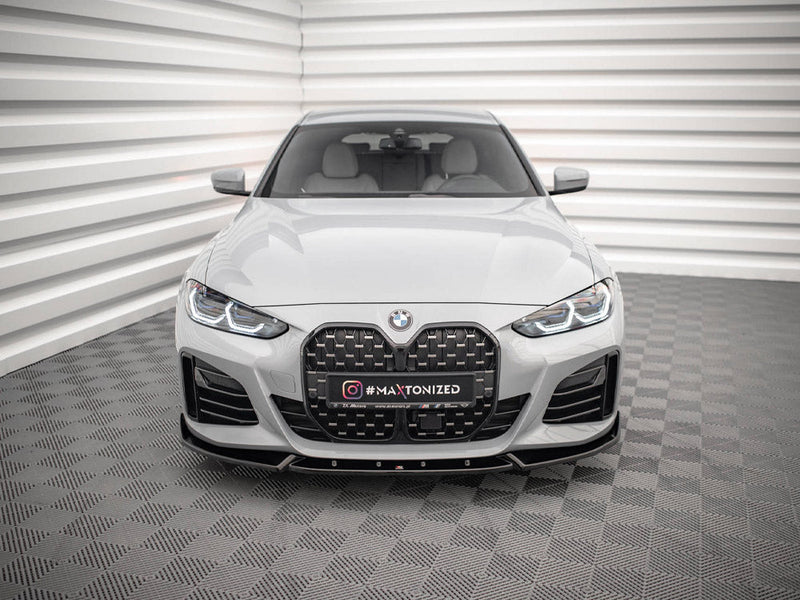 Maxton Design - FRONT SPLITTER V.2 BMW 4 / I4 GRAN COUPE M-PACK / M440I G26