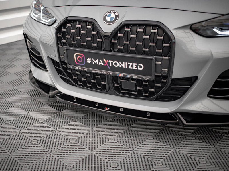 Maxton Design - FRONT SPLITTER V.2 BMW 4 / I4 GRAN COUPE M-PACK / M440I G26
