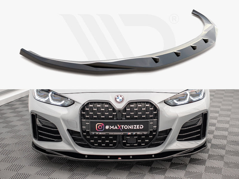 Maxton Design - FRONT SPLITTER V.3 BMW 4 / I4 GRAN COUPE M-PACK / M440I G26