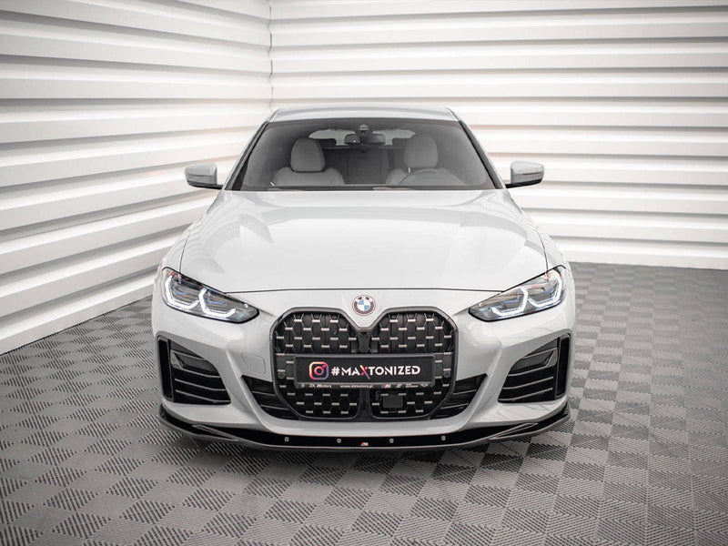 Maxton Design - FRONT SPLITTER V.3 BMW 4 / I4 GRAN COUPE M-PACK / M440I G26