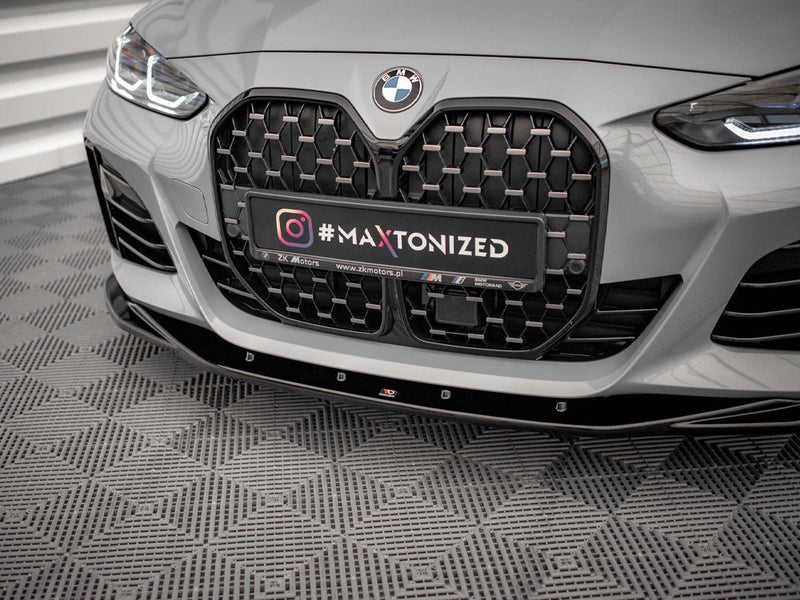 Maxton Design - FRONT SPLITTER V.3 BMW 4 / I4 GRAN COUPE M-PACK / M440I G26